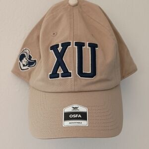 Khaki 'Xavier Musketeers'  Baseball Cap - Adjustable